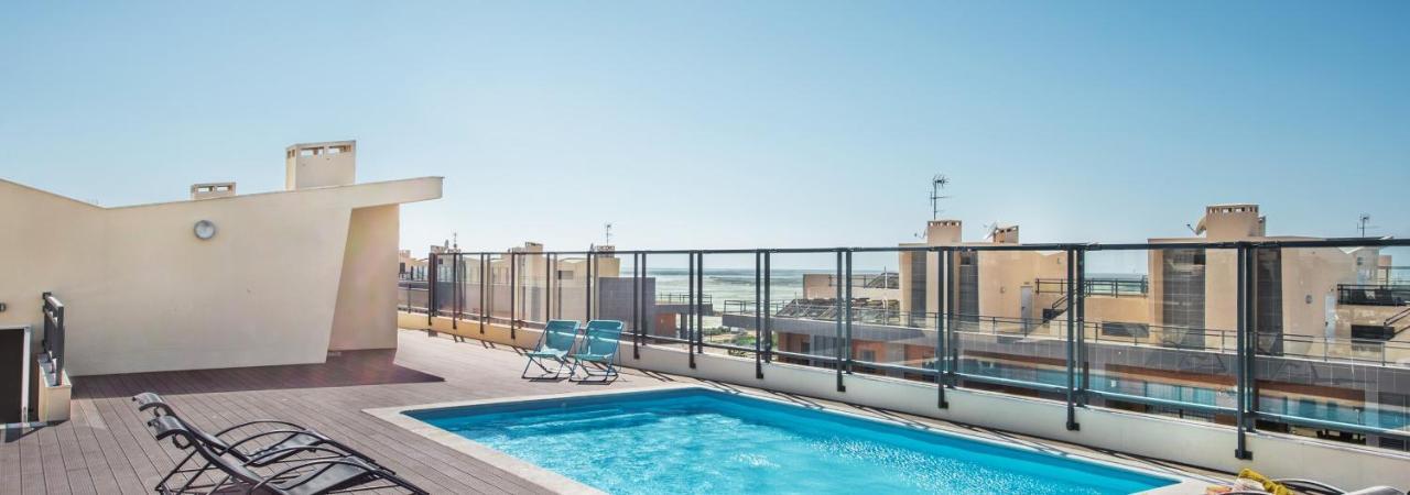 Sunset Home Olhao- Modern 3 Bed Luxury Apartment With Rooftop Pool ภายนอก รูปภาพ